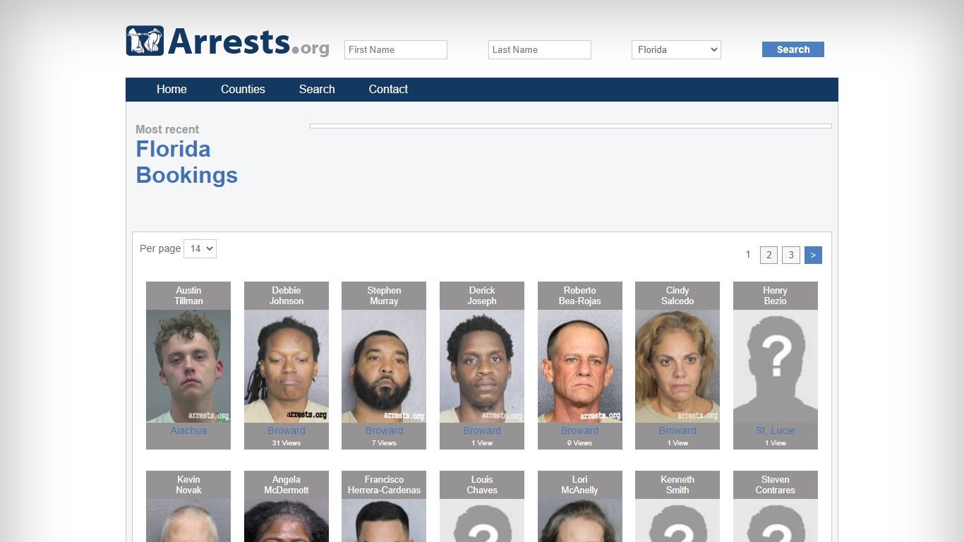 Florida Arrests and Inmate Search